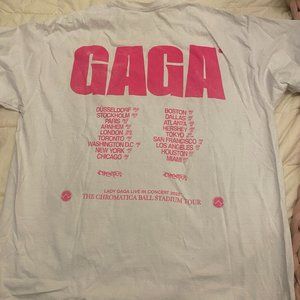 Lady Gaga Chromatica Ball Tour Tee  - Rare / No longer sold